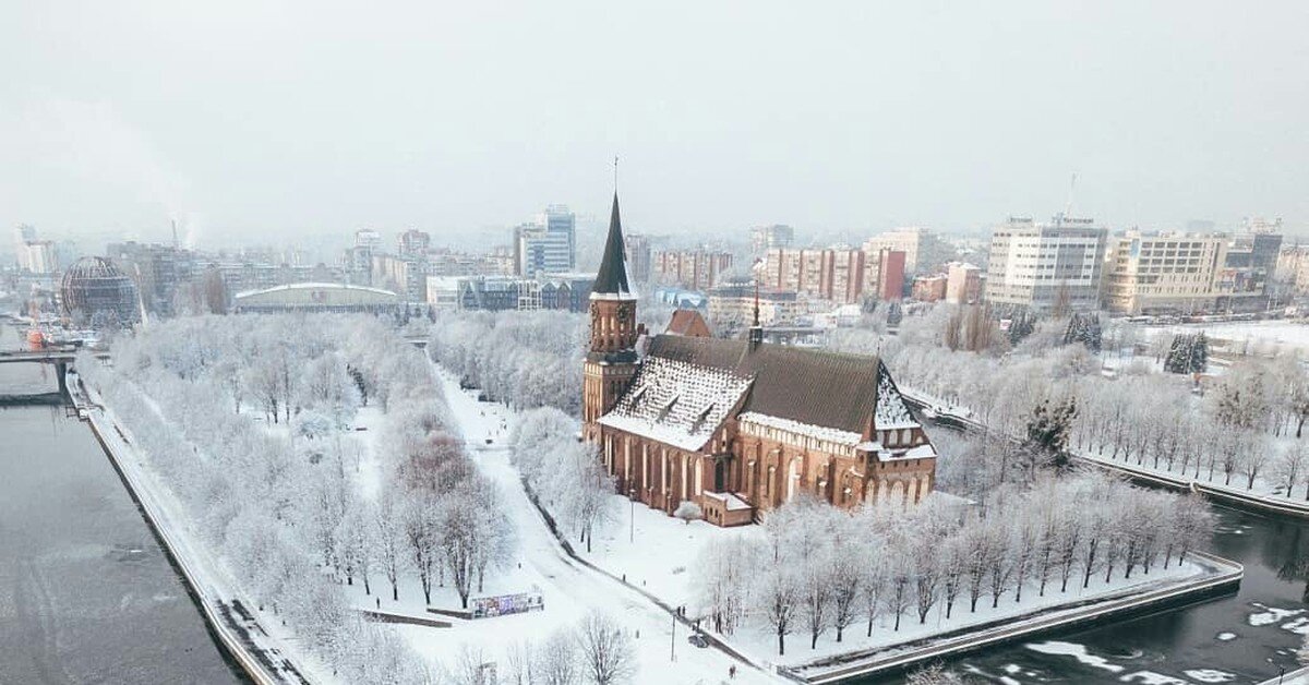 Калининград зимой фото достопримечательности