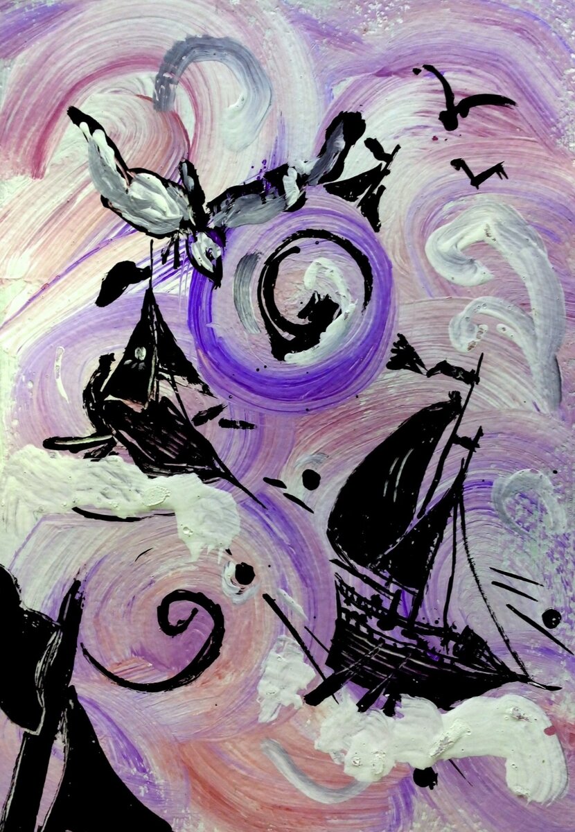 Работа на коленке. Иногда мы сами не знаем, что выстрелит. Эта работа привлекает всех и вся, мне не известно, почему:) 