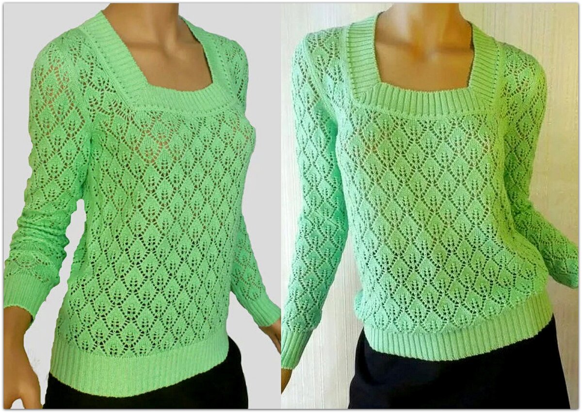 Зелень №1. Автор: knittingwoman.livemaster.ru