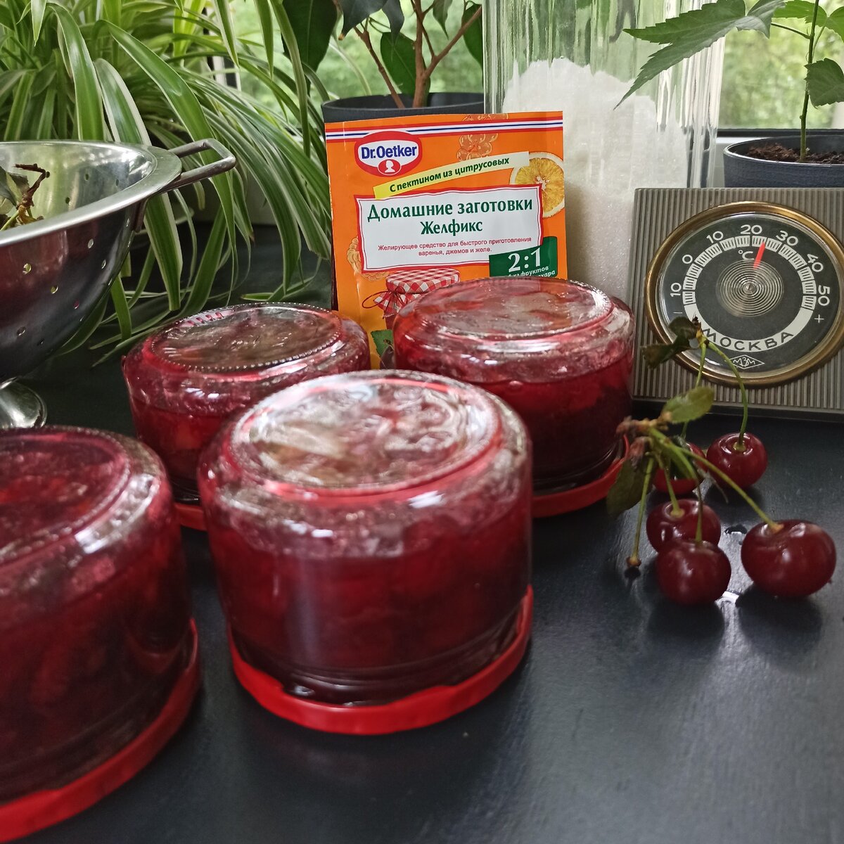 Джем из вишни с желфиксом