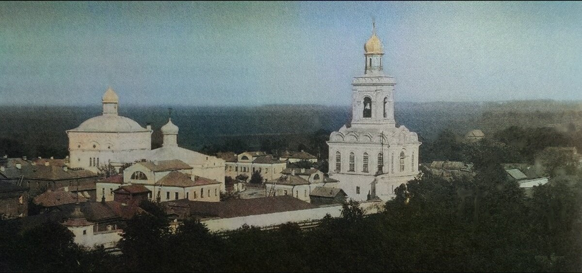 Казанский Явленский девичий монастырь г.Рязани. Фото 19 века