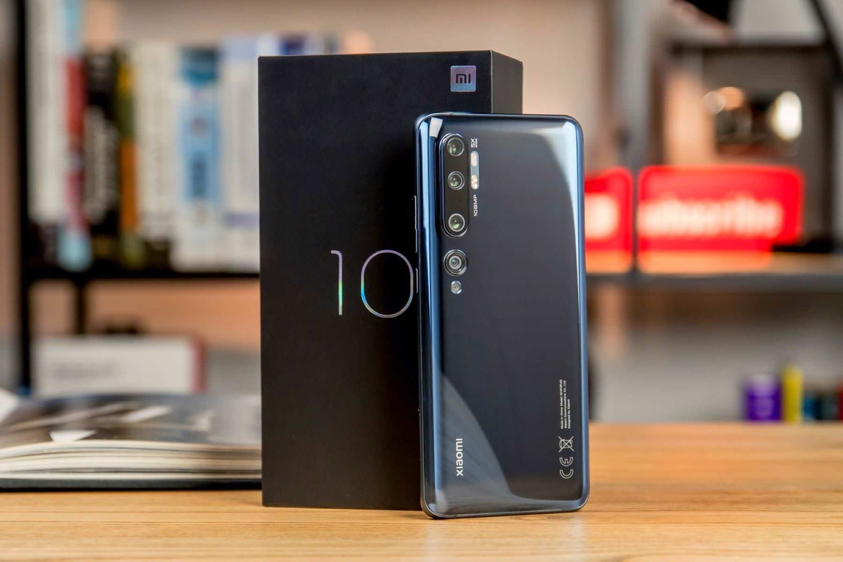 Xiaomi Mi Note 10 desing camera image  