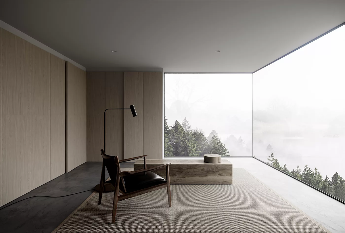 Пример минималистичного дизайна.