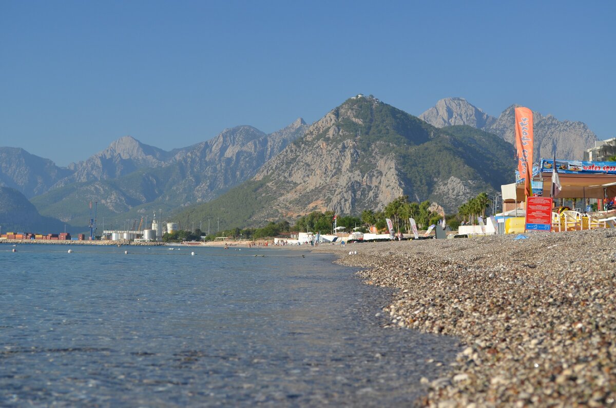 Пляж Коньяалты, Анталия, 2019 год