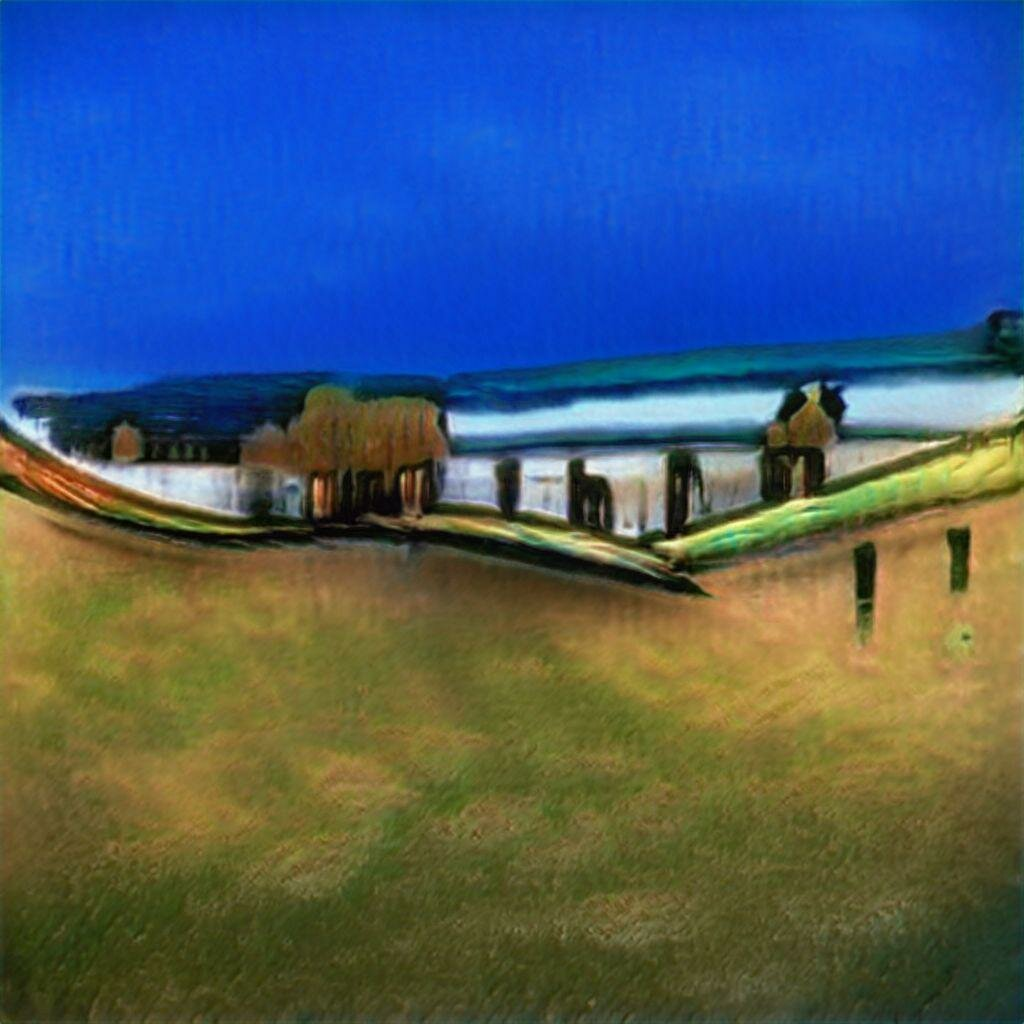 Картина от нейросети "Алисы" на просьбу нарисовать "утопический остров как у Хаксли".