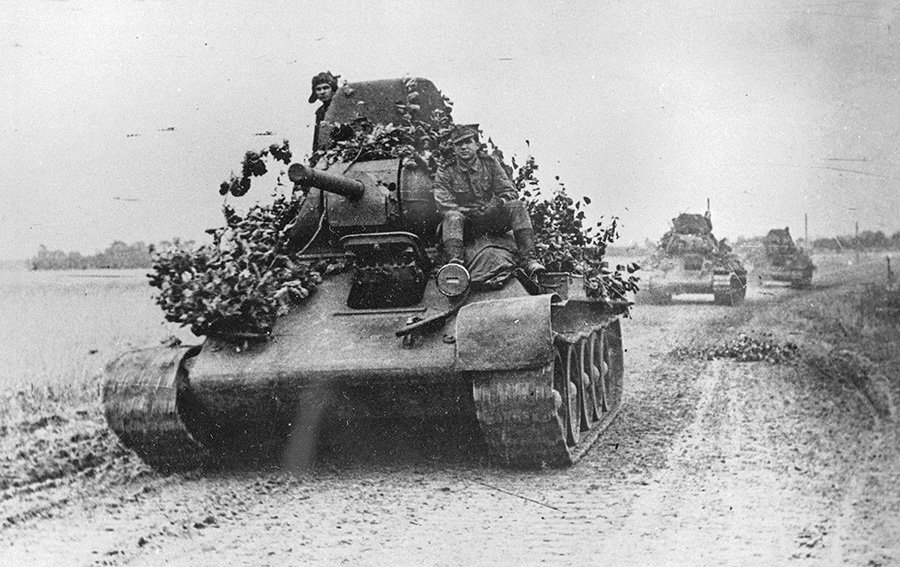 Фотография сделанная в ходе ВОВ советскими корреспондентами.