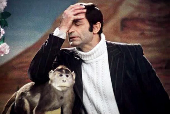 кадр из к/ф "Гараж"