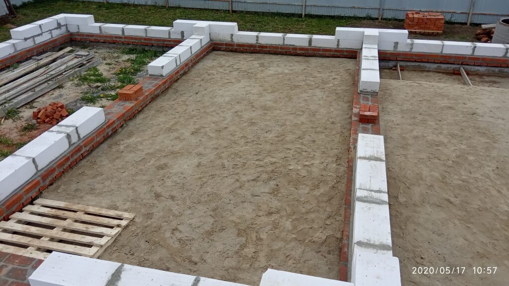 Подготовка, полы по грунту