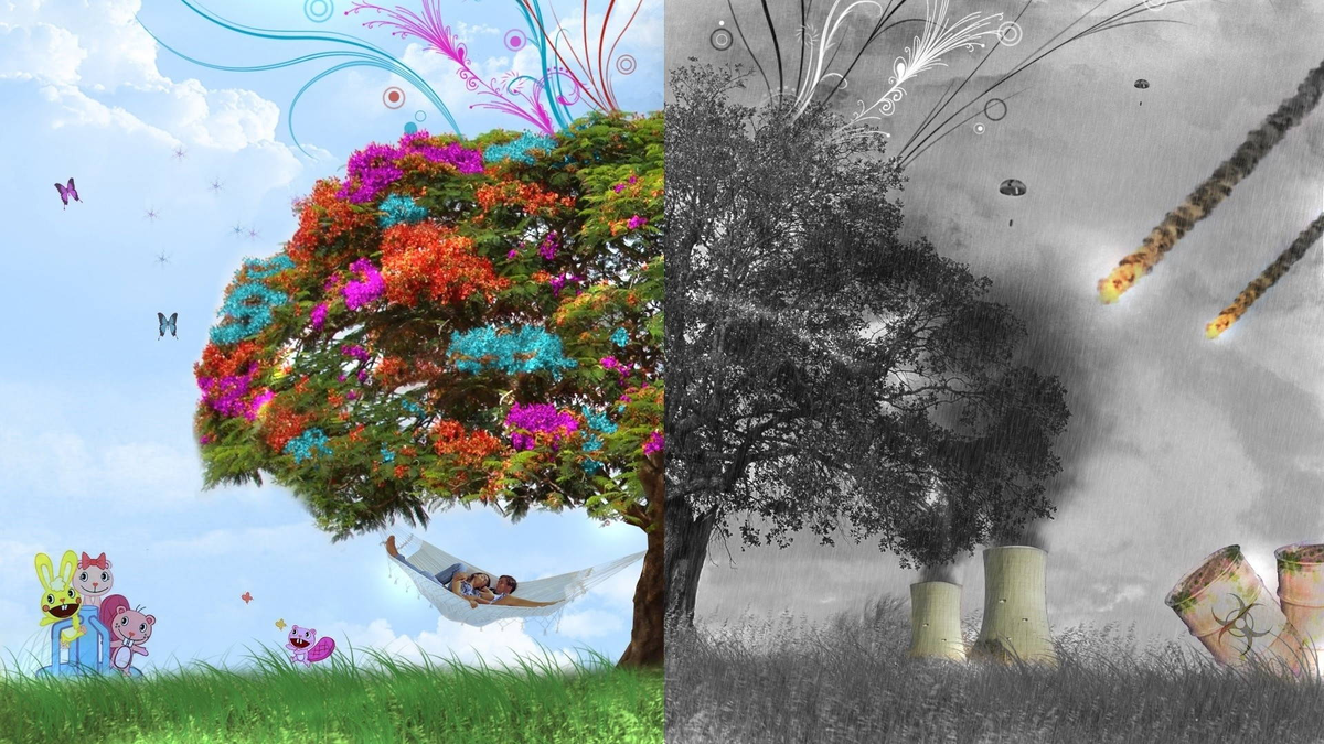 Вот еще на эту тему ;) Химия аж заставляет падать на землю астероиды. С помощью физики и математики, не иначе. А в мире без наук можно лежать под деревом и ничего не делать.