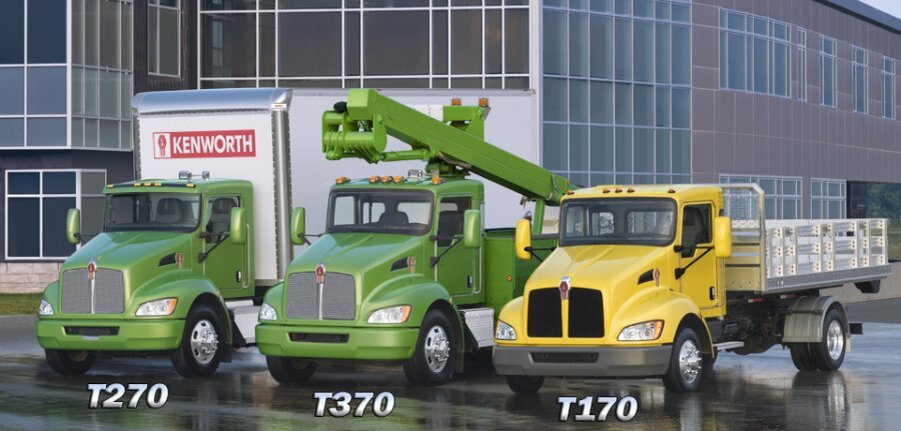Среднетоннажные модели Kenworth T270 и T370 добавили опций