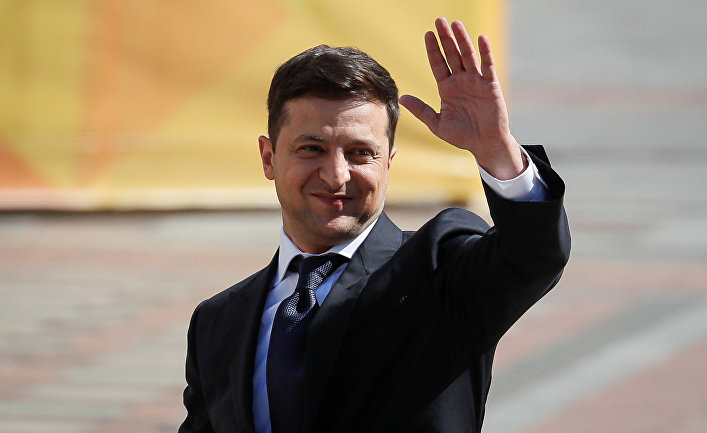 Владимир Зеленский на своей инаугурации. 20 мая 2019 г.