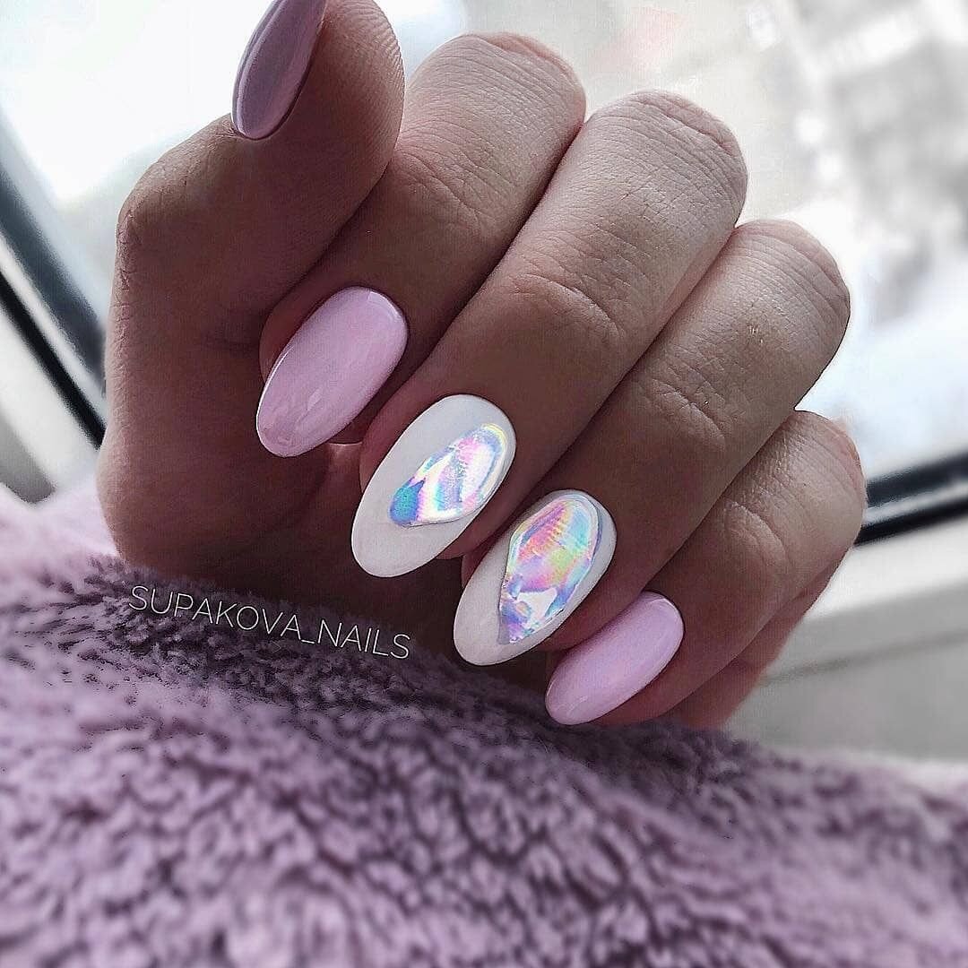 ногти миндаль молодёжные модные. стильные ногти очень красивые. нежный маникюр с единорогом. маникюр топ 2024. маникюр топ 2024.