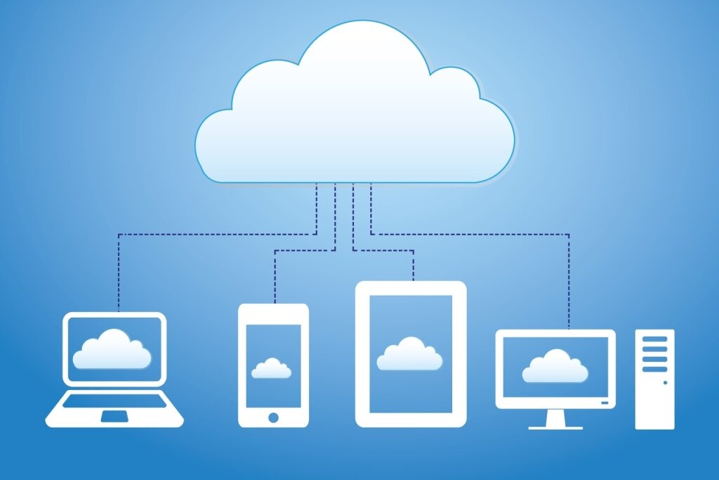 Данные в облаке доступны на любом устройства с интернетом