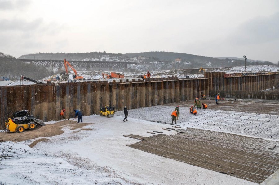 Строительство водозабора и очистных сооружений на реке Бельбек. Фото: sev.gov.ru