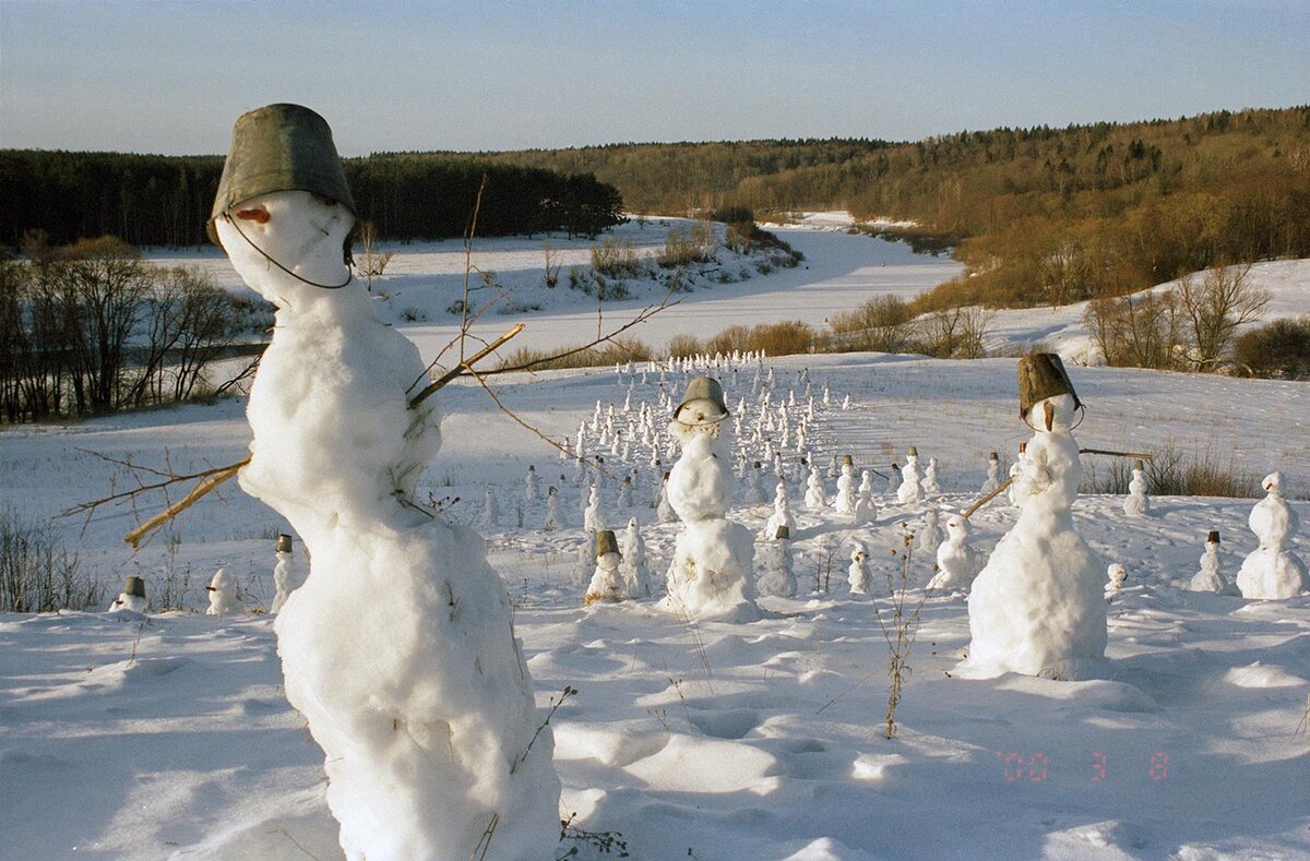 Снеговик в купальнике