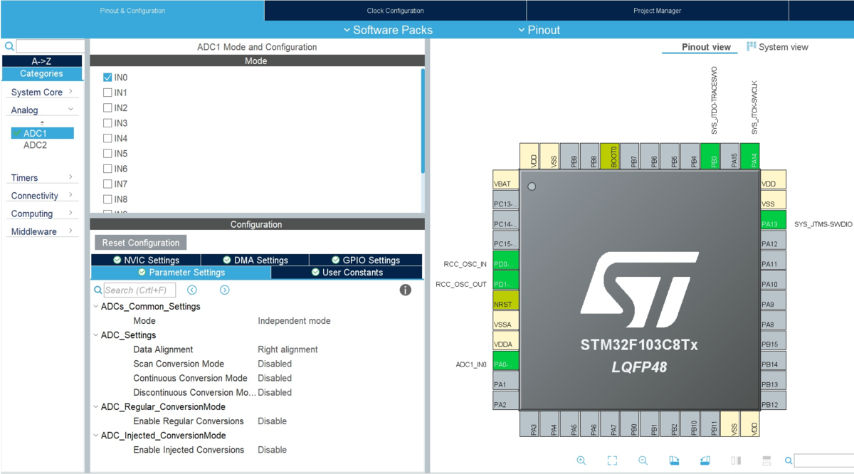 STM32 и CubeIDE изучаем с нуля до мастера за rand() дней ч.2 «Работа с АЦП  — независимый режим» | TDM Lab | Дзен