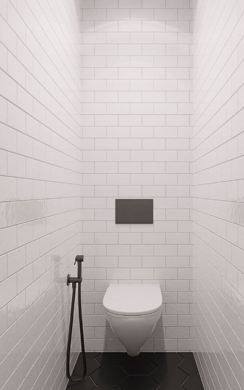 Объясняю, как визуально можно увеличить ванную комнату, при помощи грамотно подобранной плитки