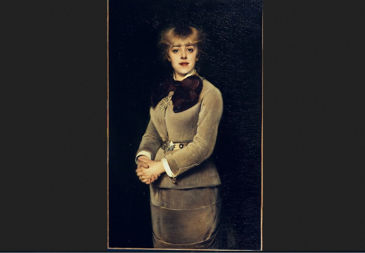 Луиза Аббема "Портрет Жанны Самари"