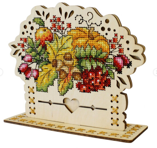 набор для вышивания крестиком М.П. Студия Осений букет