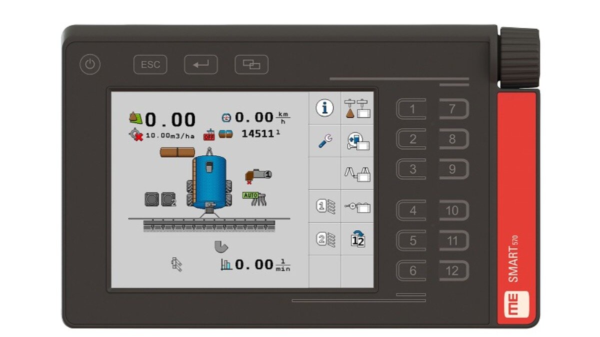 Фото: Портал Schweizer Landtechnik Новый компактный терминал начального уровня Smart570 ISOBUS от Müller-Elektronik