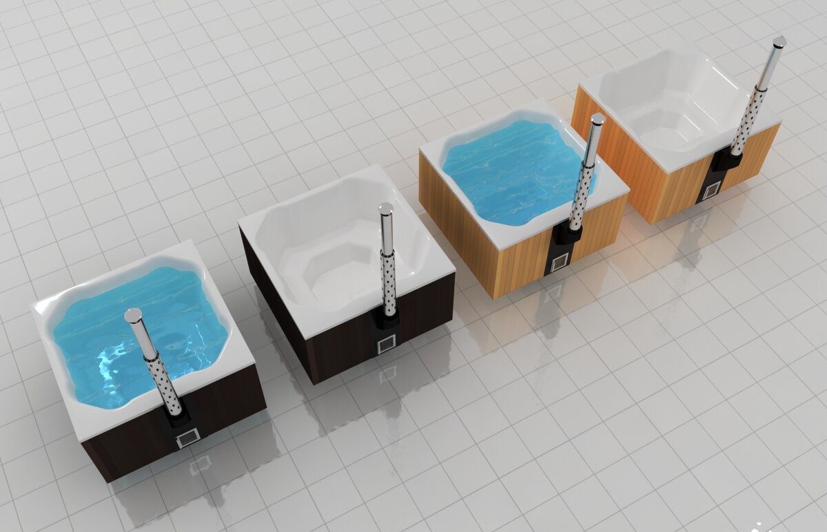 Композитная купель Quattro Hot готова к примерочным испытаниям