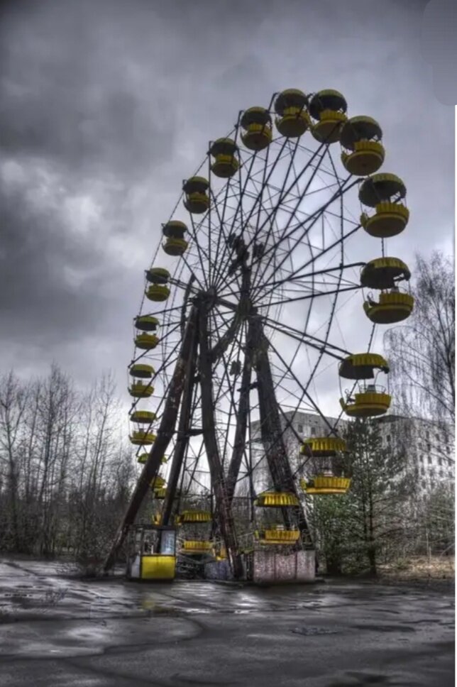 Колесо обозрения в Чернобыле