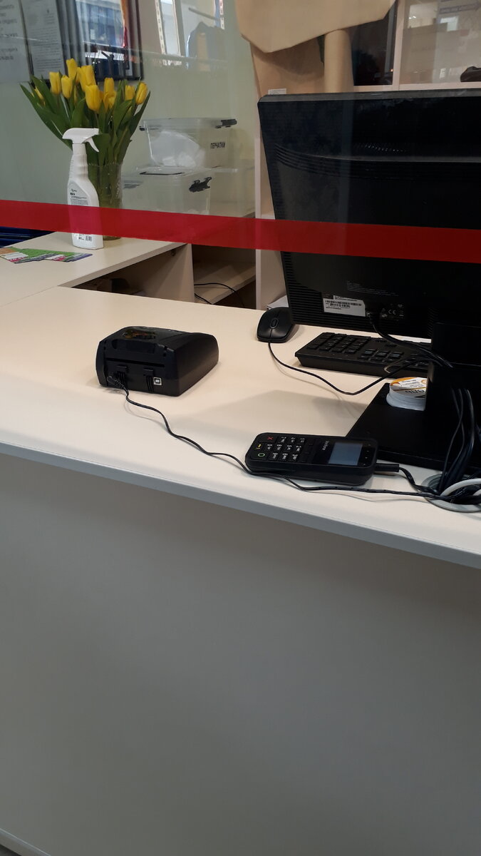 Чистая аккуратная касса