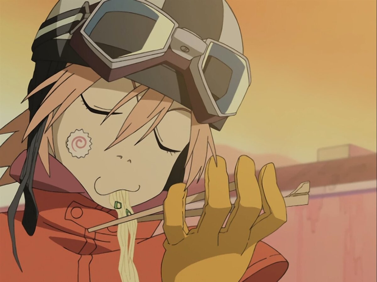 Flcl что у него с бровями