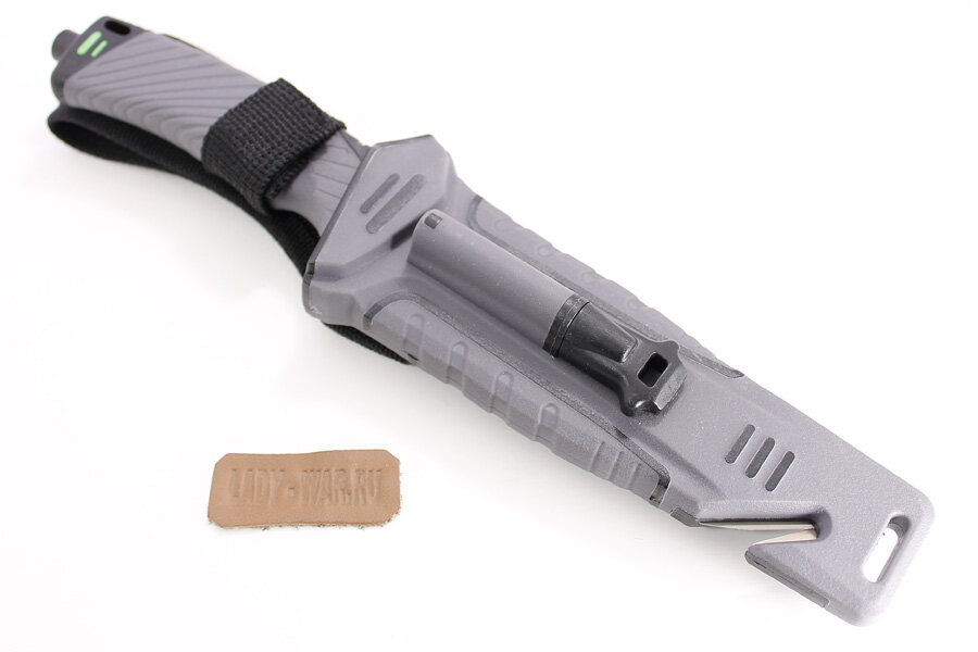 Нож для выживания GANZO SURVIVAL 8012-GY-GRAY