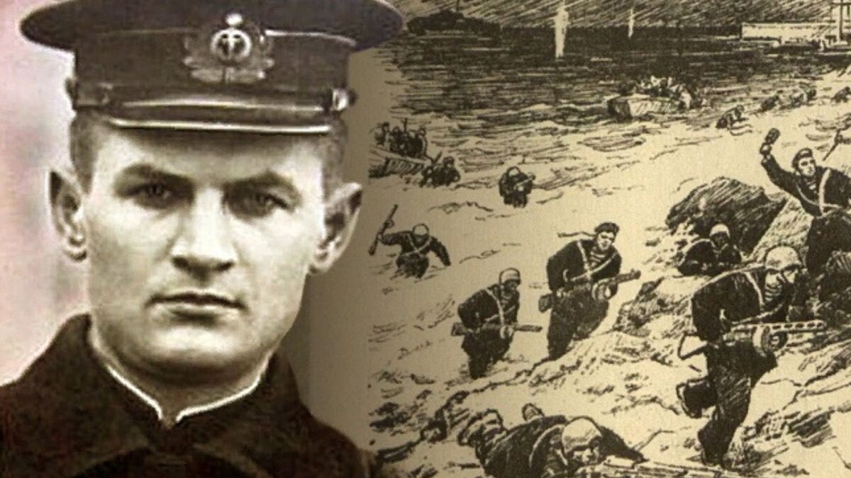 Отрядом десантников из 55 добровольцев командовал старший лейтенант К.Ф. Ольшанский. Десантникам было придано отделение сапёров и связисты.