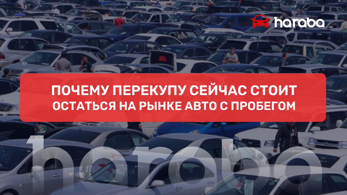 Почему перекупу сейчас выгодно остаться на рынке авто с пробегом. | Haraba  | Дзен