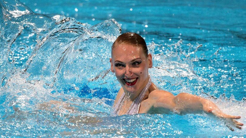 Ромашина по синхронному плаванию Олимпийская чемпионка