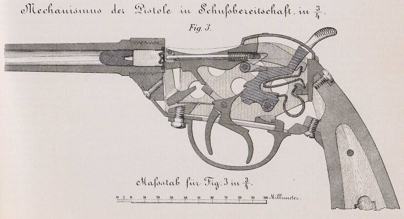 Конструкция пистолета Вердера.