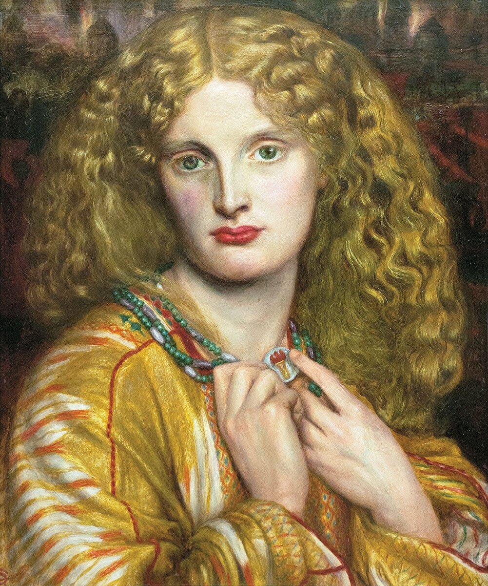 Елена Троянская. Данте Габриэль Росетти. 1863 г.