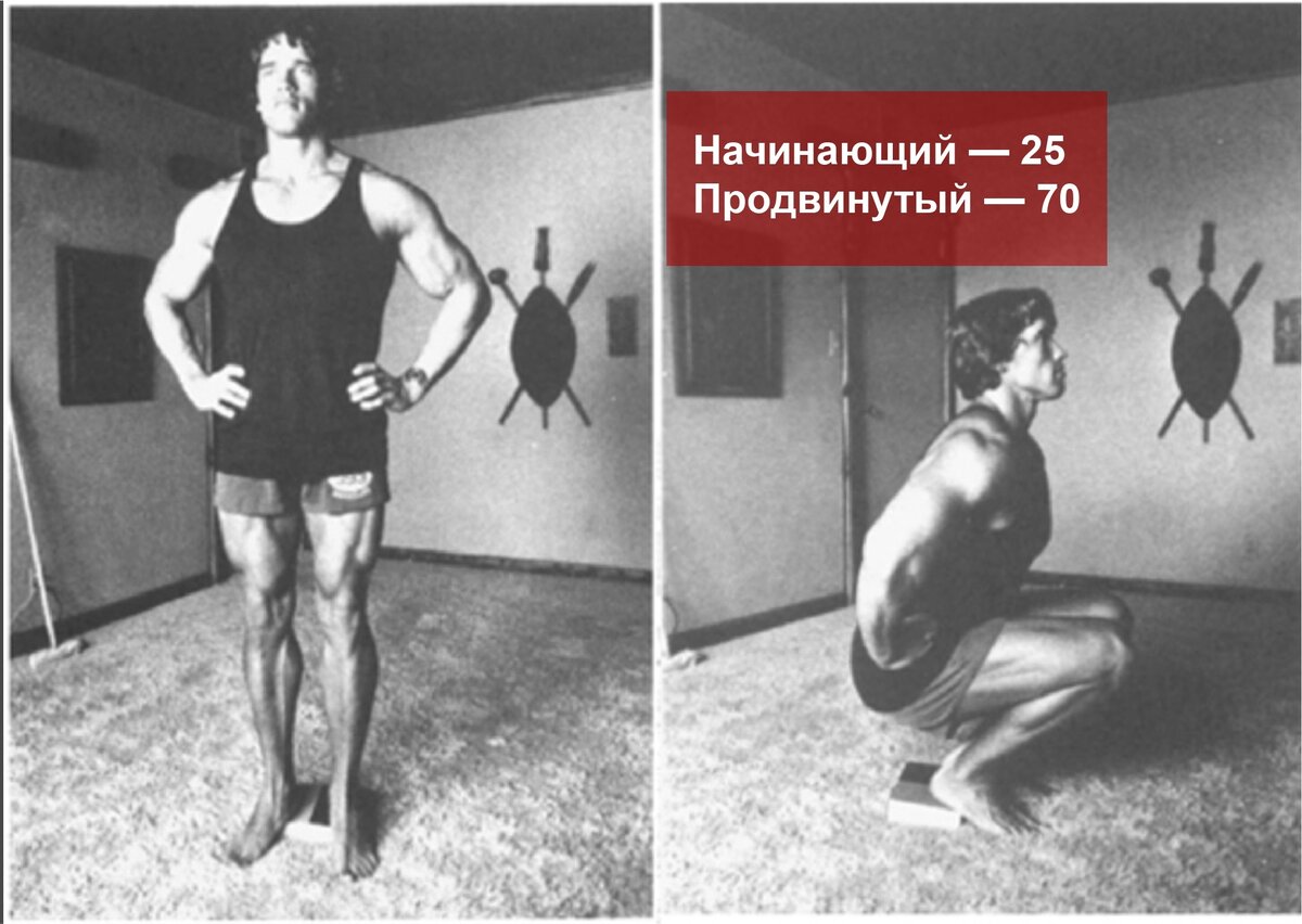 Arnold Schwarzenegger в молодости тренировки