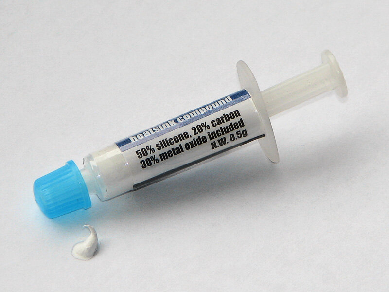 Один из примеров того, как может выглядеть термопаста