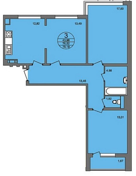 Планировка от застройщика