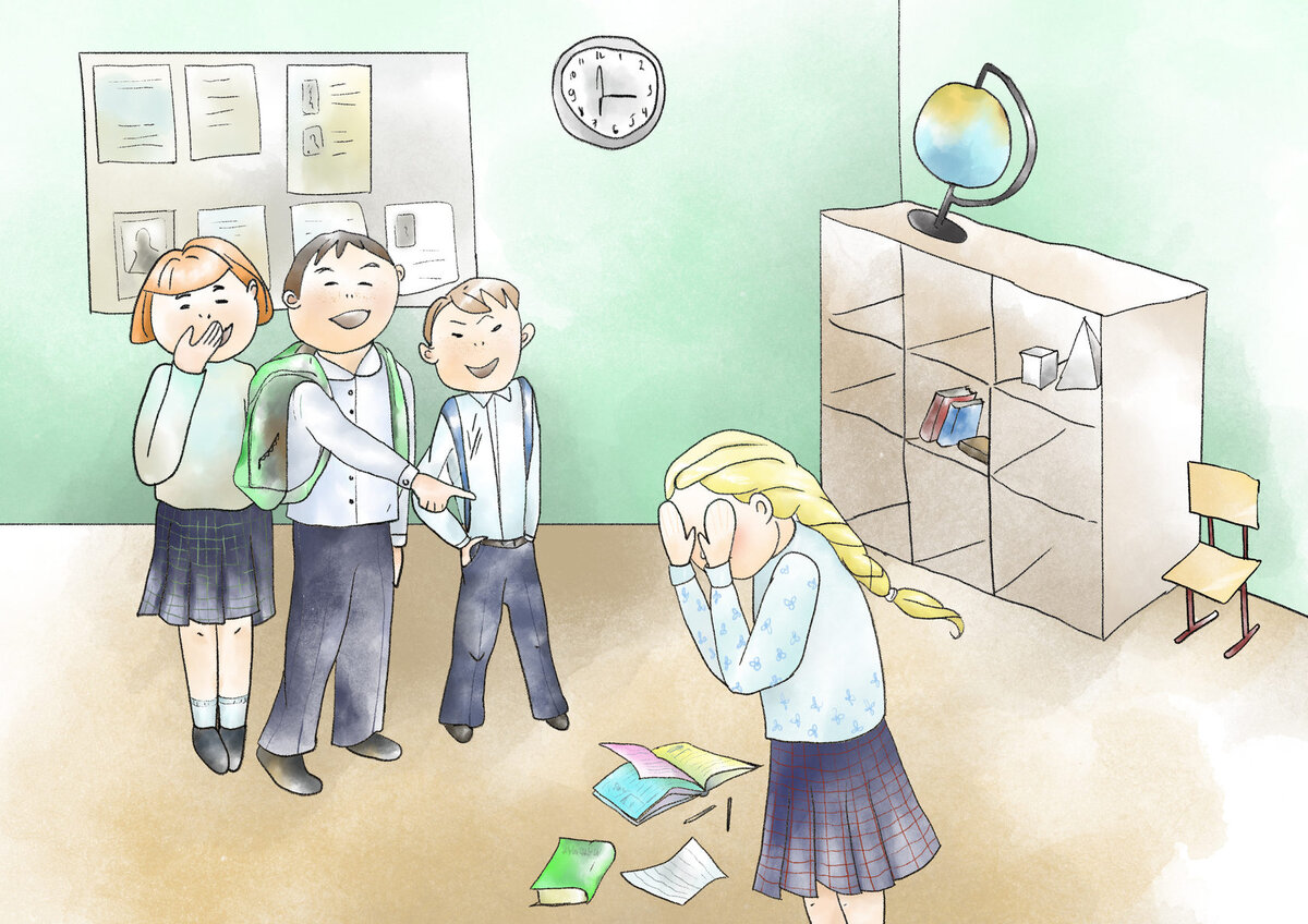 Жертва нашла тиранов... школьный буллинг