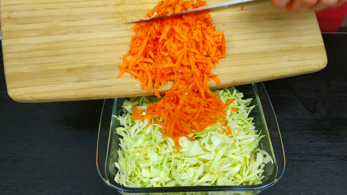 капуста и морковь