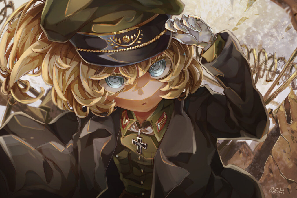 Где-то в параллельном мире идёт война. В первых рядах, среди суровых мужчин, командующая ни много ни мало — целым отрядом, затесалась юная белокурая девушка по имени Таня Дегуршаф. Ну, или, по крайней мере, так кажется со стороны. Мало кто знает, что на самом деле она — это он. Ещё будучи в Японии очередным представителем офисного планктона, пускай и очень успешным, «повезло» Ему натолкнуться на нечто, называющее себя Богом. А тот взял и переродил Его в виде той самой девушки, да ещё в ином мире, погрязшем в войне. Теперь у Него только одна цель — любыми средствами добиться не меньшего положения, чем Он занимал у себя на родине.