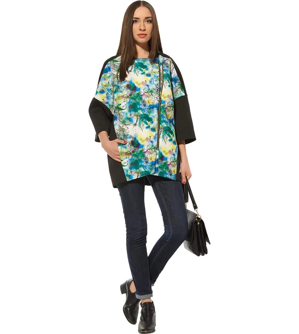 Неопреновая куртка COME PRIMA SS 1579 с голубым принтом