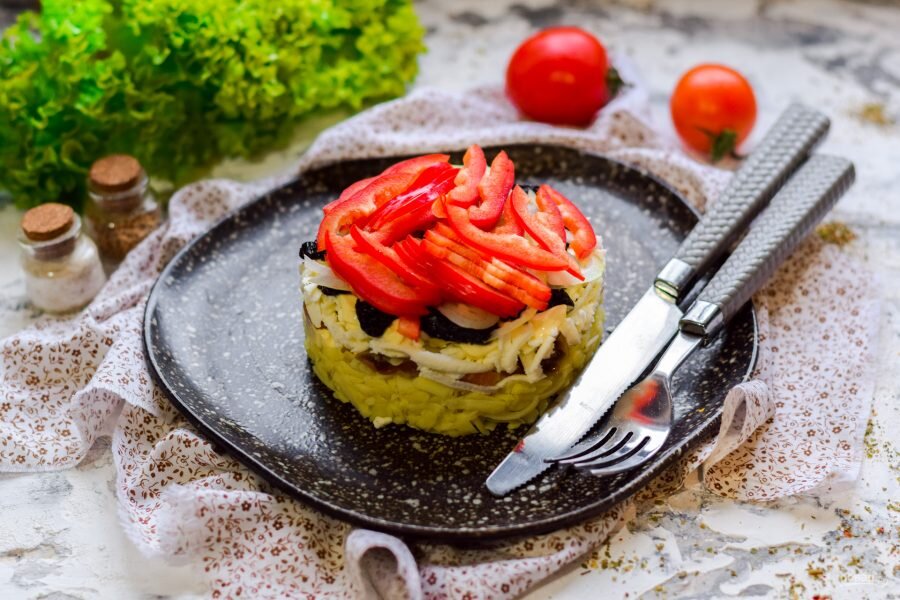 Салат "Зимняя ночь"