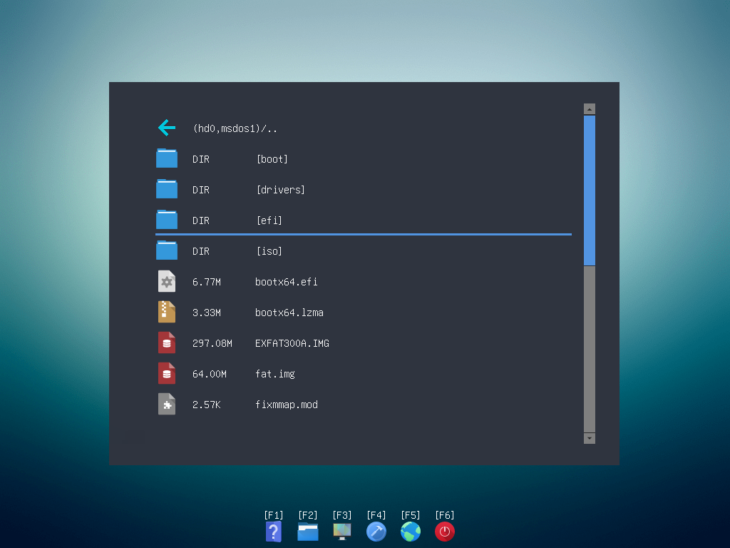 Интерфейс GrubFM (красивый..)