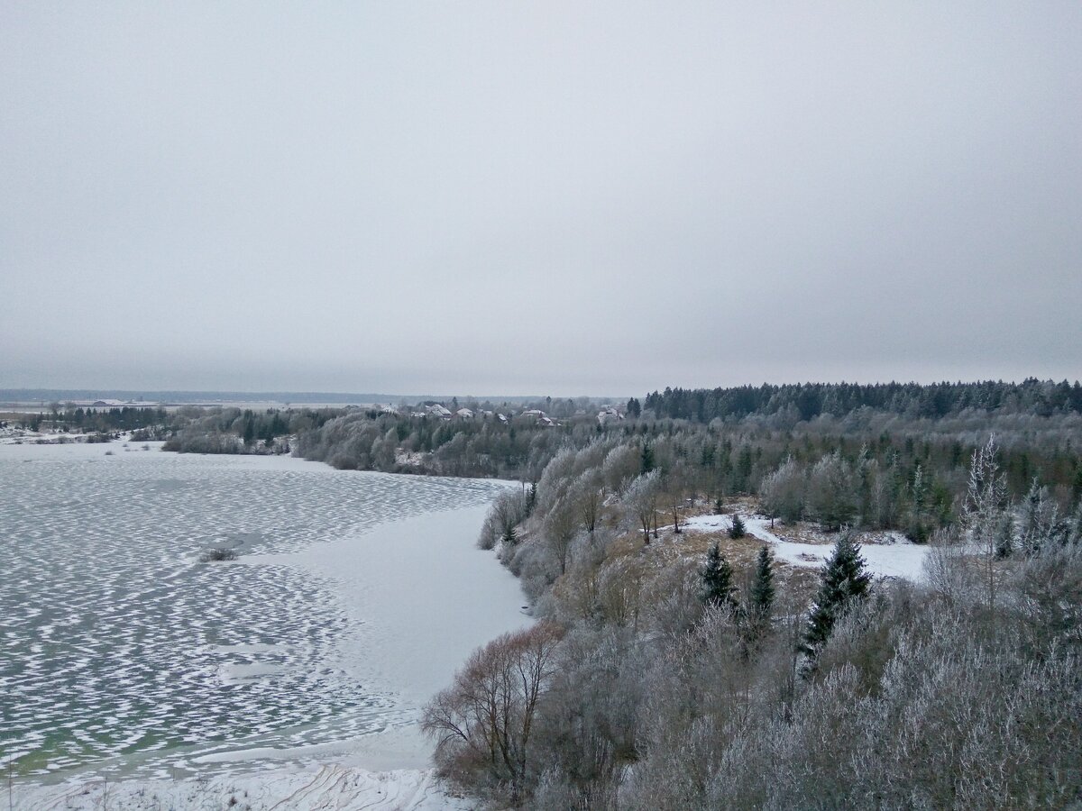 Бронницкий карьер зимой