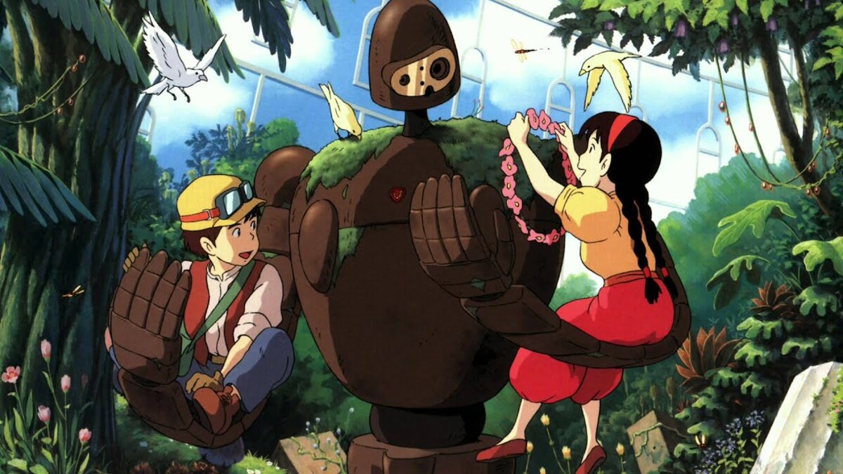 Кадр из мультфильма Небесный замок Лапута