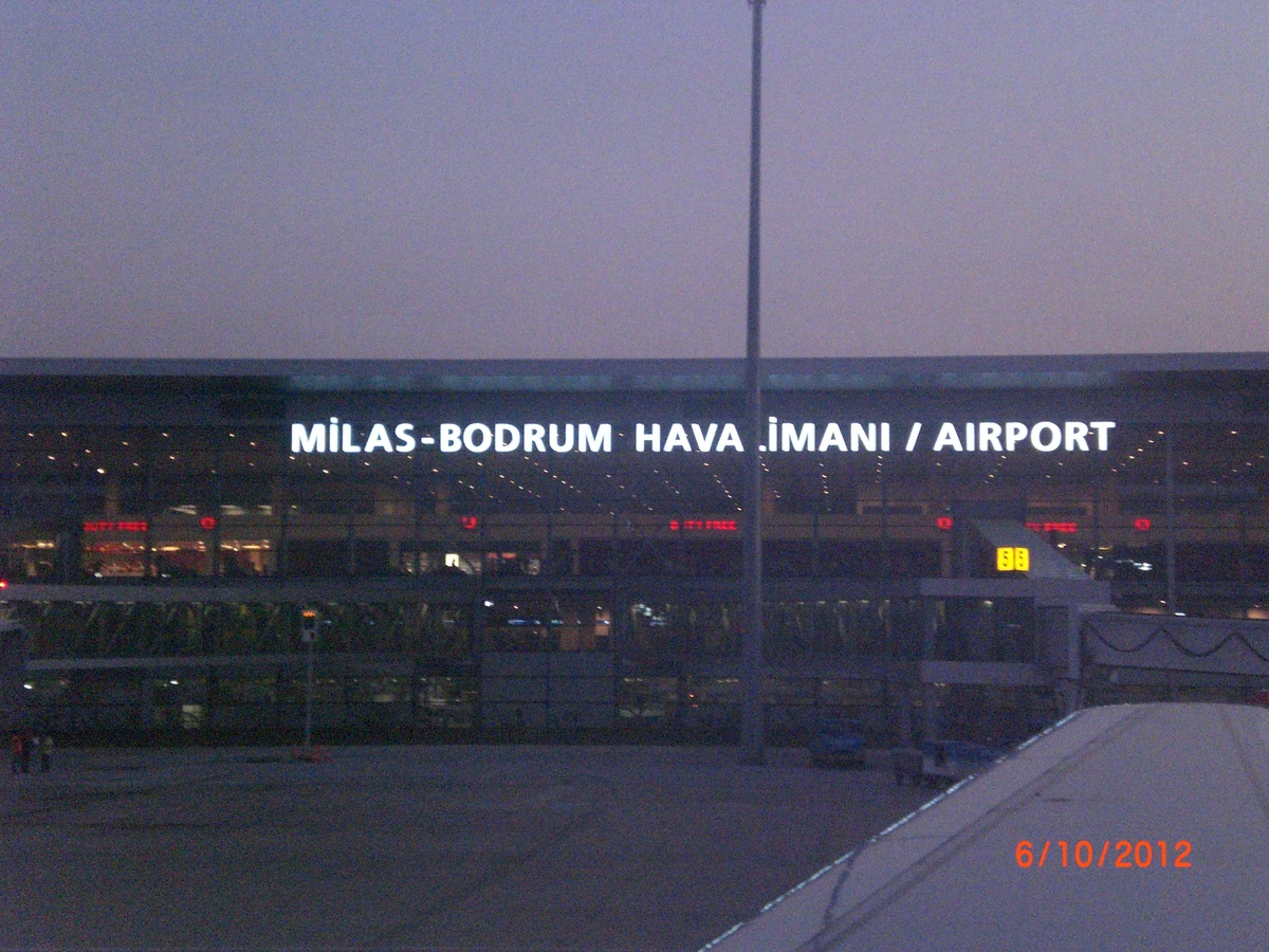 Аэропорт Милас в день вылета