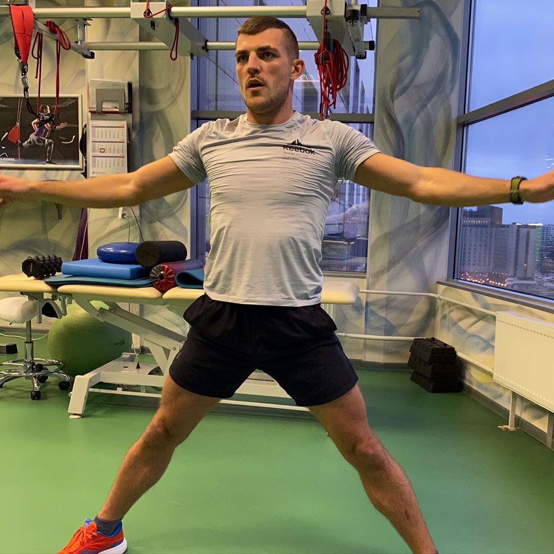 Николай Котенков, создатель и руководитель компании «РосКедр» в спортзале