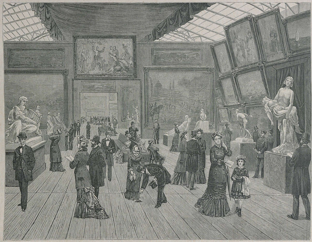 Общий вид художественной галереи. (Группа I)