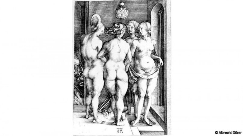 Дюрер, Четыре ведьмы, 1497г