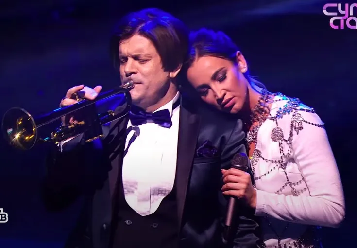 Выступление Бузовой и Трубача